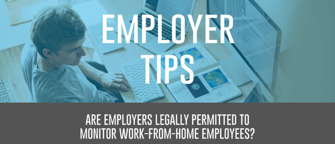 Employer Monitoring WFH Employees Header
