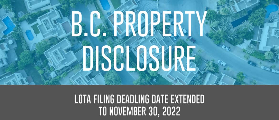 LOTA Filing extension cover