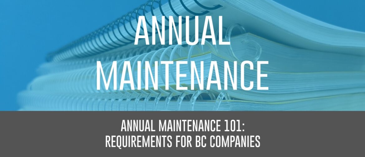 Annual Maintenance header